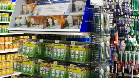 Walmart CFL Endcap