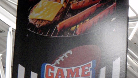 Walmart 'Game Time' Ceiling Banner