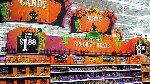 Walmart Halloween Merchandising