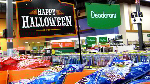 Walmart Halloween Sign