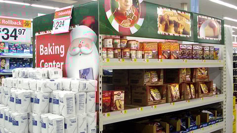 Walmart Baking Center Signage