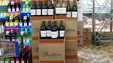 Bonterra Vineyards Case Stack