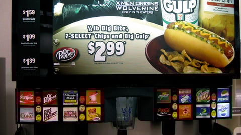 7-Eleven 'X-Men' Big Gulp Translite