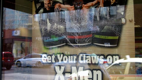 7-Eleven 'X-Men' Collectibles Window Poster