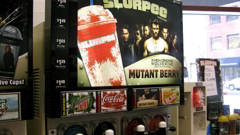 7-Eleven 'X-Men Mutant Berry' Slurpee Translite