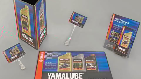 Yamalube P-O-P Kit