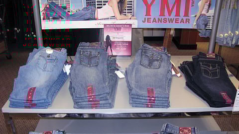 YMI Jeanswear JCPenney Table
