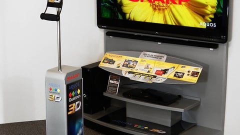 Sharp Interactive 3D TV Display