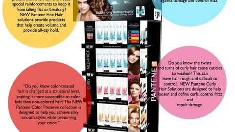 Pantene 'Talking' Endcap