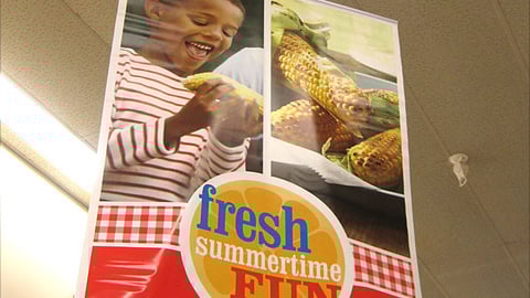 Jewel-Osco 'Summertime Fun' Ceiling Banner