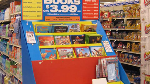 Disney/Pixar 'Storytime Collection' Endcap Display