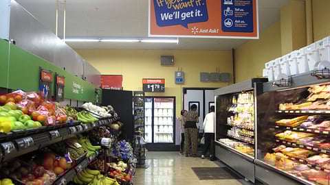 Walmart Express Produce Aisle