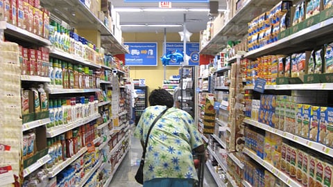 Walmart Express Center-Store Aisle