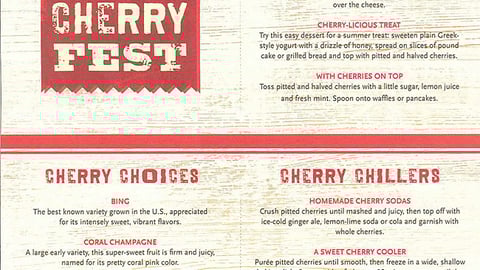 Whole Foods 'Cherry Fest' Take-One