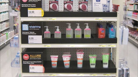 Target 'Award Winners' Cleansers Endcap