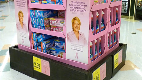 SC Johnson Kroger 'Giving Hope a Hand' Pallet Display