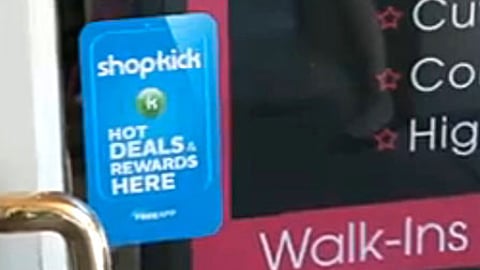 Shopkick Door Cling