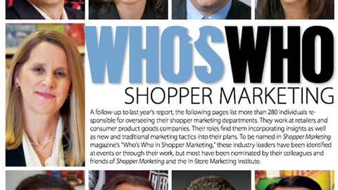 Who's Who in Shopper Marketing 2011 Cover