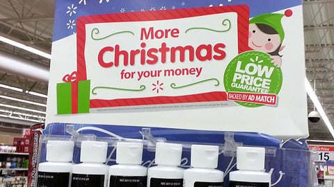 Walmart 'More Christmas' Header