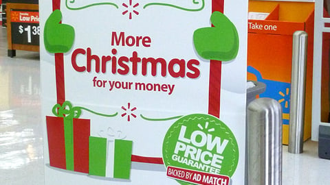 Walmart 'More Christmas' Security Wrap