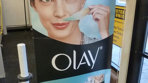 Olay Smooth Finish Security Wrap Ad