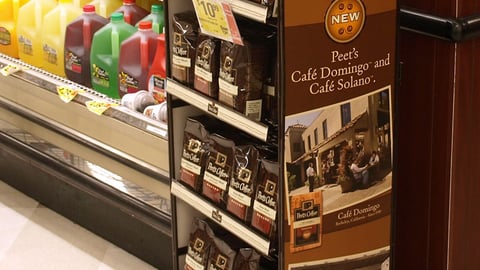 Peet's Coffee Floorstand