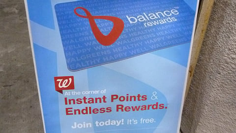 Walgreens Balance Rewards A-Board