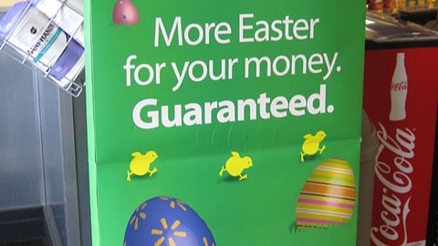 Walmart Neighborhood Market Easter Security Wrap