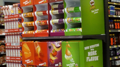 Pringles Gravity-Feed Displays