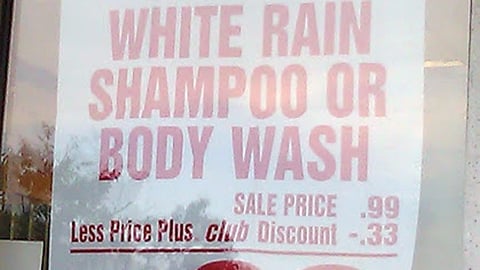 ShopRite 'Can Can Sale' Window Poster