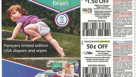 Pampers 'Limited Edition USA' FSI