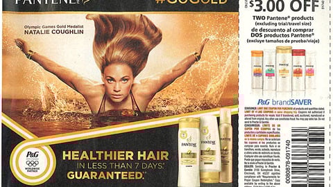 Pantene 'Go Gold' FSI