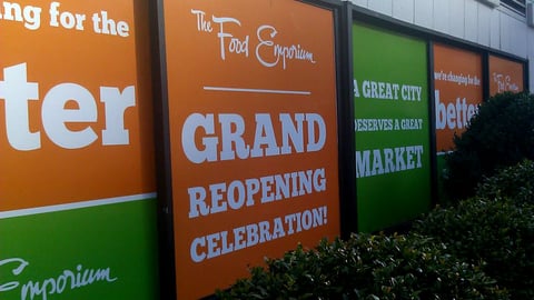 Food Emporium Window Posters