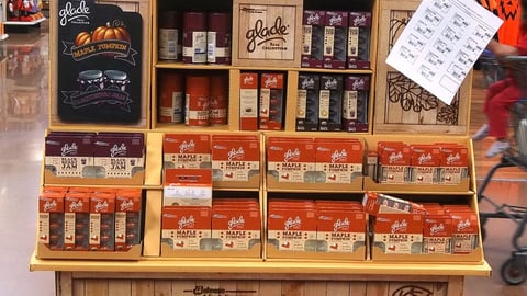 Glade Fall Collection Walmart Display