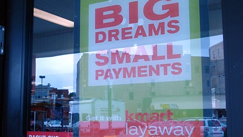 Kmart Layaway Door Cling