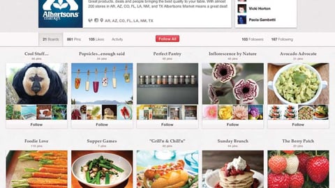 Albertsons Market Pinterest Page