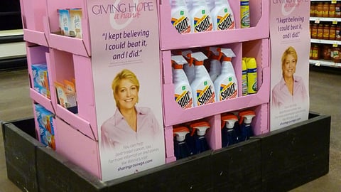 SC Johnson Kroger 'Giving Hope' Pallet Display