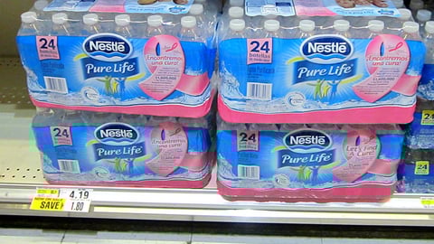 Nestlé Pure Life 'Breast Cancer Awareness' Packaging
