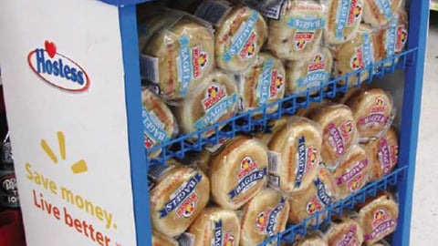 Hostess Walmart Floorstand