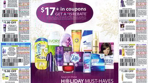 P&G 'Holiday Must-Haves' FSI