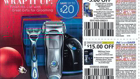 Gillette Braun 'Wrap It Up' FSI