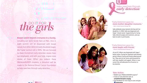 P&G 'Do It For The Girls' FSI