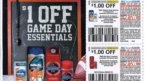 P&G 'Game Day Essentials' FSI