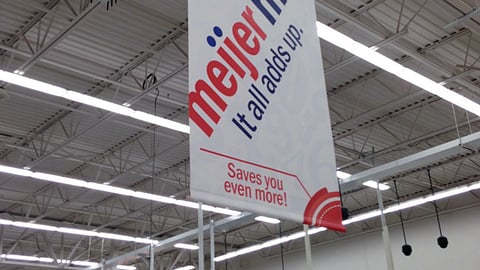 'Meijer Math' Ceiling Sign