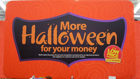 Walmart 'More Halloween' Header