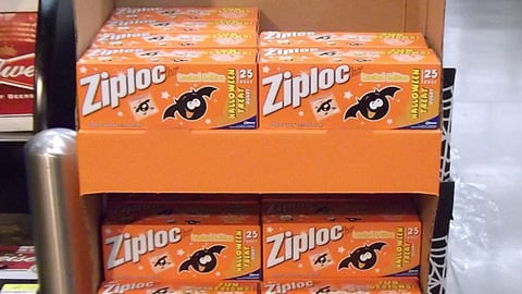 Ziploc 'Spooky Fun' Floorstand