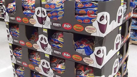 Hershey Walmart Halloween Pallet