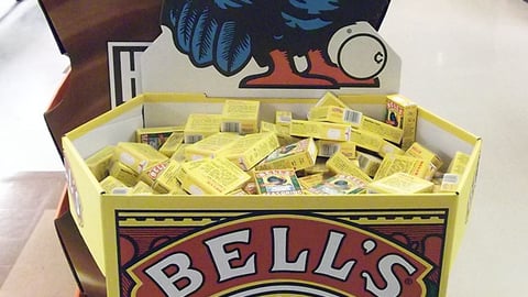 Bell's 'Holiday Favorite' Dump Bin