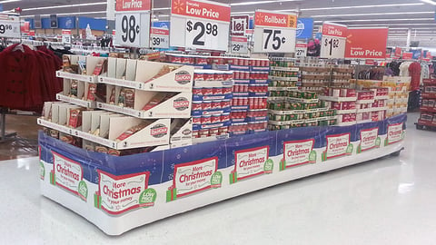 Walmart 'More Christmas' Pallet Wrap