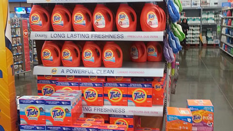 Walmart Tide Endcap Display